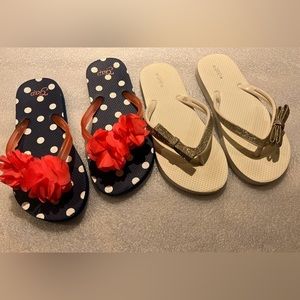 Gap Toddler flip flops sandals size 1-2